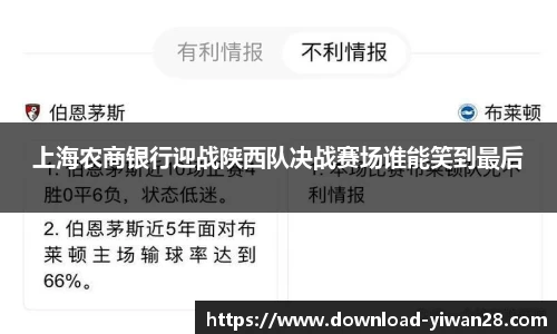 上海农商银行迎战陕西队决战赛场谁能笑到最后